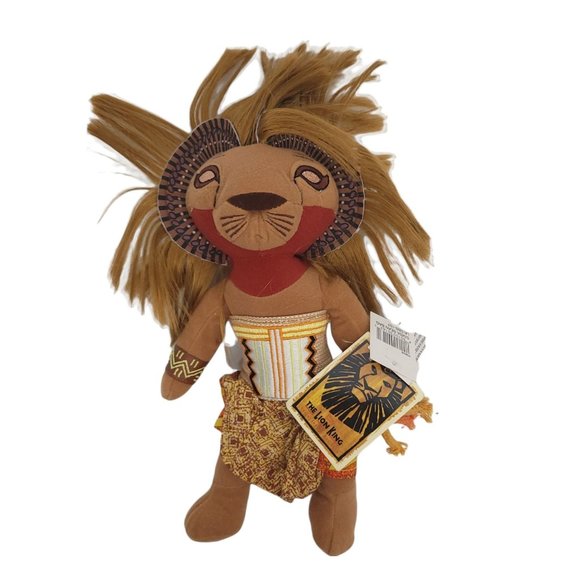 Disney Lion King Simba Bean Bag Plush 11" Broadway Musical Stuffed Animal Toy - Picture 7 of 9